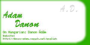 adam danon business card